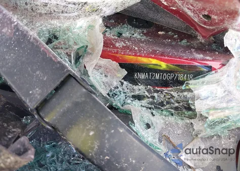 2016 Nissan Rogue Sv из США, поврежденный, VIN KNMAT2MT0GP718418